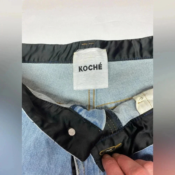 Koche striped wide leg jeans - Picture 4 of 16